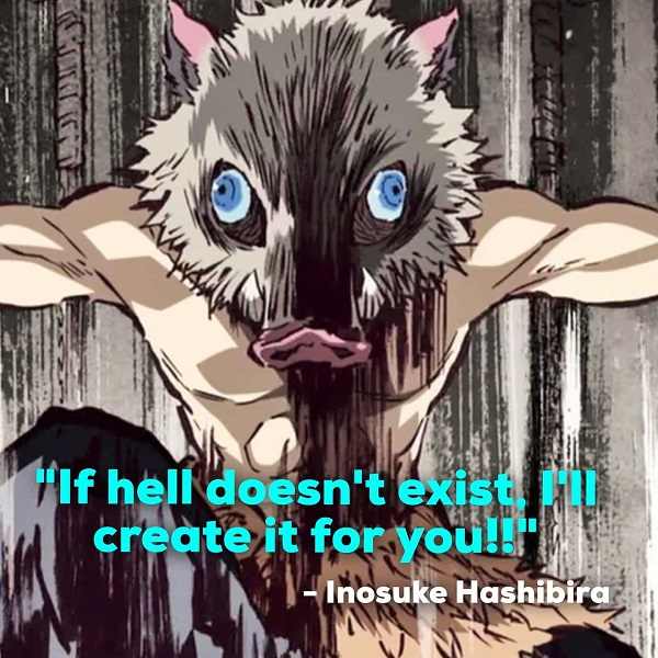 Inosuke Hashibira's Quote